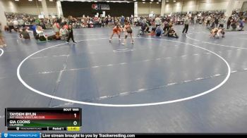 140 lbs Semifinal - Gia Coons, California vs Taydem Bylin, Mat Demon Wrestling Club