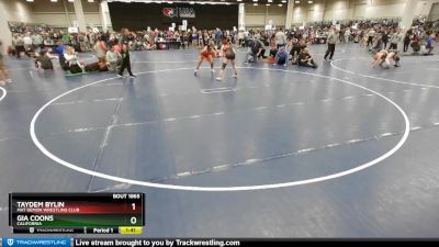 140 lbs Semifinal - Gia Coons, California vs Taydem Bylin, Mat Demon Wrestling Club