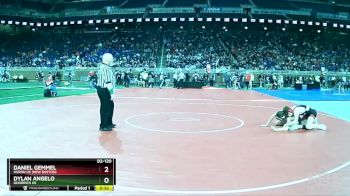 D2-120 lbs Cons. Round 1 - Dylan Angelo, Goodrich HS vs Daniel Gemmel, Huron HS (New Boston)