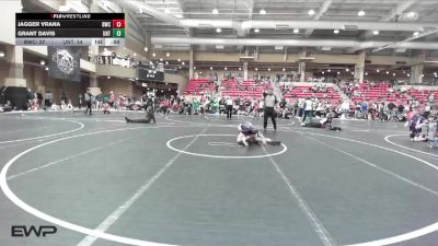 130 lbs Quarterfinals (8 Team) - Jagger Vrana, Brawlers vs Grant Davis, The Untouchables