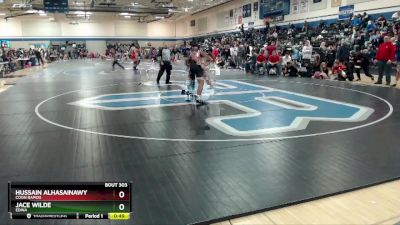 215 lbs Cons. Round 3 - Hussain Alhasainawy, Coon Rapids vs Jace Wilde, Edina