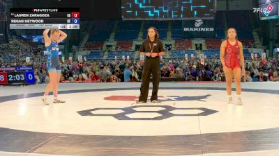 135 lbs Champ. Rd Of 64 - Lauren Zaragoza, CA vs Regan Heywood, UT