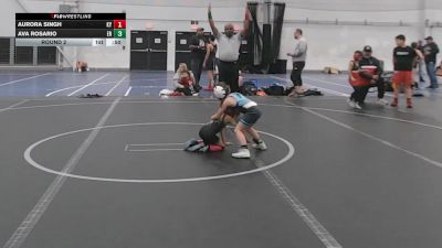 35-43 lbs Round 2 - Aurora Singh, Killingly Youth vs Ava Rosario, EP Rattlers