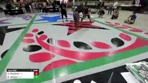 Onyx Rowland vs Shawn Watson 2022 F2W Colorado Open