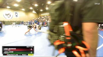 144 lbs Quarterfinal - Jake Jennings, Clovis West vs Jack Locke, Turlock
