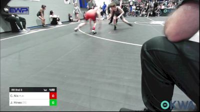 76 lbs Rr Rnd 3 - Cole Nix, Plainview Youth Wrestling Club vs Jaxon Hines, Comanche Takedown Club