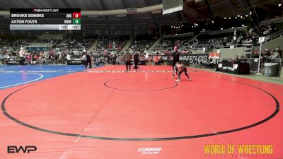 52 lbs 5th Place - Brooks Sombke, Sniper Wrestling Academy vs Axton Fouts, Ridge Wrestling Club