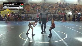 65 lbs Semifinal - Paul Fry, West Jefferson Roughriders vs Holt Weichmann, Ellet