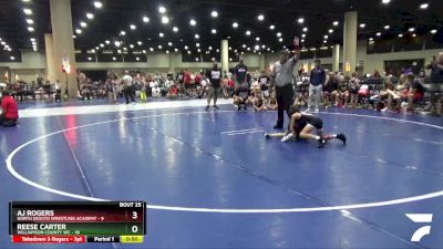 65 lbs Round 7 (8 Team) - AJ Rogers, North Desoto Wrestling Academy vs Reese Carter, Williamson County WC