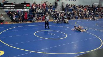 132 lbs Champ. Round 2 - Austin Post, Alexander vs Aaden Howard, Jamestown