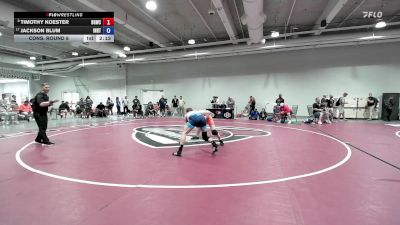 61 lbs Cons. Round 8 - Timothy Koester, Big Game Wrestling Club vs Jackson Blum, Indiana RTC