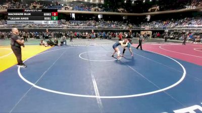 6A 145 lbs Quarterfinal - Lillian Jukes, Prosper Rock Hill vs Mackenzie Blue, Northwest