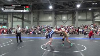 145 lbs Champ. Round 1 - Evelyn Rudy, Lawrence Elite vs Kendall Baird, Trailhands