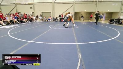 190 lbs Placement Matches (8 Team) - Brody Sampson, Iowa vs Ira Sittner, Colorado