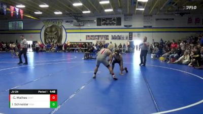 JV-24 lbs Round 3 - Curtis Mathes, Centerville vs Isaiah Schneider, Vinton-Shellsburg