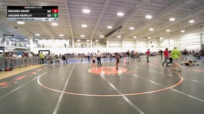 64 lbs Consi Of 8 #2 - Braiden Grant, Red Roots WC vs Jaelene Murillo, Dirty Den WC