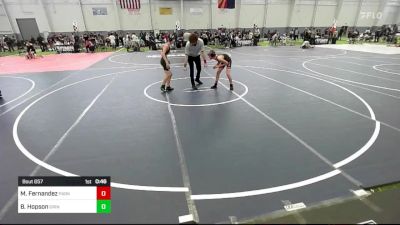 98 lbs Consi Of 4 - Matthew Fernandez, Parker Invictus WC vs Broxton Hopson, Grindhouse WC