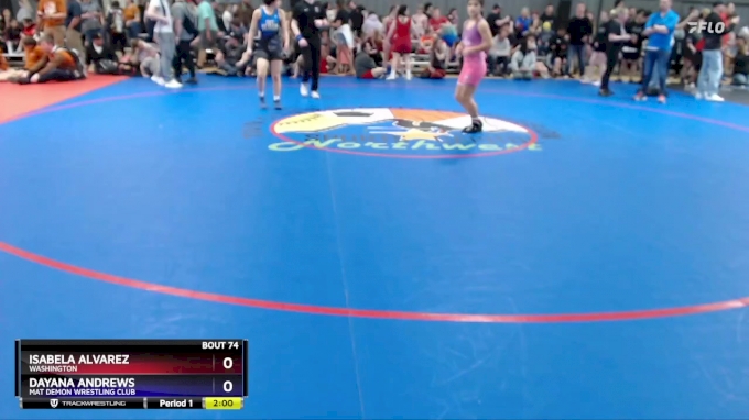 113-120 lbs Semifinal - Isabela Alvarez, Washington vs Dayana Andrews ...