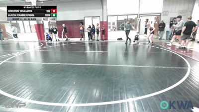 80-92 lbs Rr Rnd 1 - Weston Williams, Tonkawa Takedown Club vs Jaxon Vanderpool, Ponca City Wildcat Wrestling