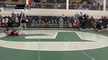 106 lbs Semifinal - Preston Mays, Simmons Middle School vs Caleb Aycock, Homewood Middle School