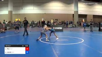 71 lbs Prelims - Luca Ray, South Georgia Athletic Club vs Lucas Layne, North Brevard Wrestling Association