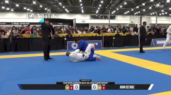 Gabriel Antonio Carrera vs Juan Lee Diaz 2025 World Master IBJJF Jiu-Jitsu Championship