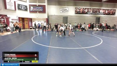 95 lbs 3rd Place Match - Austin Jiron, Riverton Wolf Pack Wrestling vs Titan Riggs, Box Elder Stingers