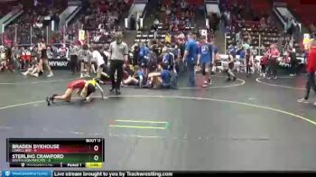 54 lbs Finals (8 Team) - Sterling Crawford, South Lyon Matcats vs Braden Dykhouse, Lowell Red
