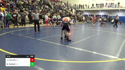 133 lbs R-16 - Jax Forrest, Bishop McCort vs Brody Gobbell, Father Ryan-TN