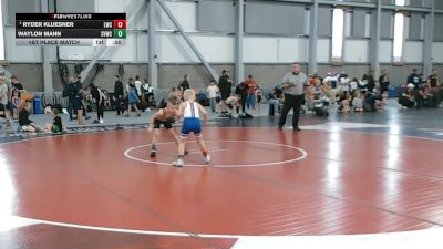 62 lbs 1st Place Match - Ryder Kluesner, Lakeland Wrestling Club vs Waylon Mann, Silver Valley Wrestling Club