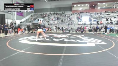 57 kg Champ. Rd Of 32 - Morgan Maschmann, Tiger Den Wrestling Club vs Vanessa Alvarado, Highland High School Wrestling (Bakersfield)