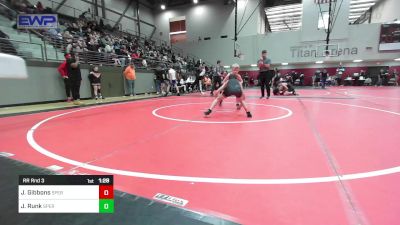 64 lbs Rr Rnd 3 - Jaxon Gibbons, Sperry Wrestling Club vs Jett Runk, Sperry Wrestling Club