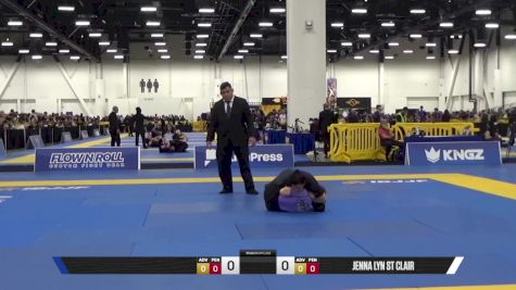 JENNA LYN ST CLAIR vs SHEILA IRENE DAVILA 2025 World IBJJF Jiu-Jitsu No-Gi Championship