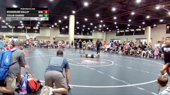 50+55 Round 1 - Evangeline Ballay, Mcminn Tribe Wrestling Club vs Collin Gandee, North DeSoto Wrestling Academy