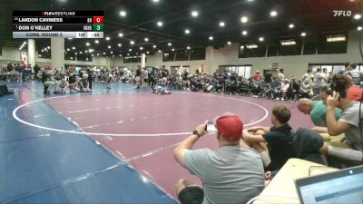 132 lbs Cons. Round 5 - Landon Caviness, Black Hive vs Don O`Kelley, Van Buren High School