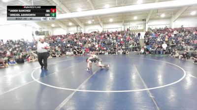 65 lbs 1st Place Match - Drexel Ashworth, Iron County Wrestling Academy vs Aiden Sanchez, Sanderson Wrestling Academy