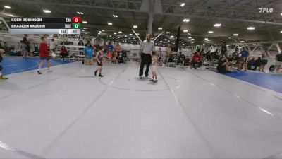 44 lbs Round 2 (3 Team) - Braxcen Vaughn, The Outsiders vs Koen Robinson, Empire WA