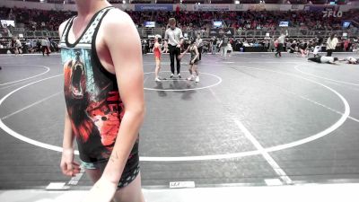 92 lbs Quarterfinal - Ryan Noll, Claremore Wrestling Club vs Tanner Bolt, Trailhands