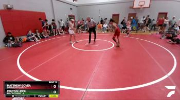 105 lbs Round 4 (6 Team) - Colton Lock, Built Different vs Matthew Govea, Spartan Mat Club