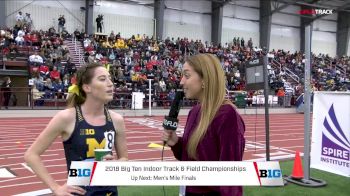 Haley Meier Stays On A Roll This Indoor Season With Big 10 Title In Mile