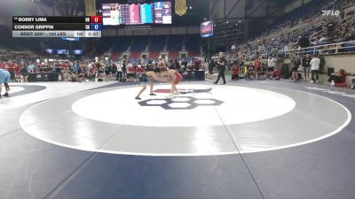 100 lbs Cons. Rd Of 16 - Bobby Lima, OK vs Connor Griffin, CA