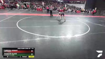 115 lbs Cons. Round 2 - Thressa Voight, New London vs Madison Glass, Kickapoo-La Farge