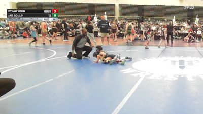 53 lbs Rr Rnd 1 - Dylan Yoon, RedNose Wrestling School - K3 vs Jax Gould, Triumph Trained K3
