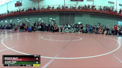 80 lbs Champ. Round 1 - Ryder Ford, Rhyno Academy vs Brydyn Riley, Plainfield Wrestling Club