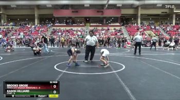 76 lbs Quarterfinal - Brooks Grose, Ponca City Wildcat Wrestling C vs Kason Hilliard, CYWC