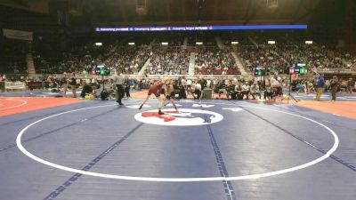 4A-113 lbs Cons. Round 1 - Liam Winters, Riverton vs Trysin Martinez, Cheyenne East