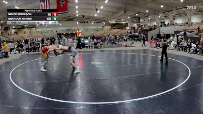 144 lbs 3rd Place - Bryce Peterson, Ravenwood High School vs Brandon Harris, Bradley Central High School