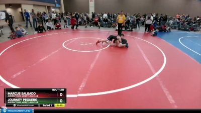 83 lbs 5th Place Match - Journey Peguero, Austin Texas Wrestling Club vs Marcus Salgado, Austin Texas Wrestling Club