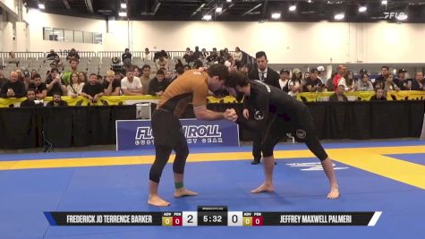 Jeffrey Maxwell Palmeri vs Frederick Jo Terrence Barker 2025 World IBJJF Jiu-Jitsu No-Gi Championship