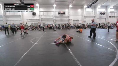 115 lbs Round 4 (8 Team) - Teige Haller, Wrecking Crew Black vs Sawyer Lee, CrossRoads Wrestling